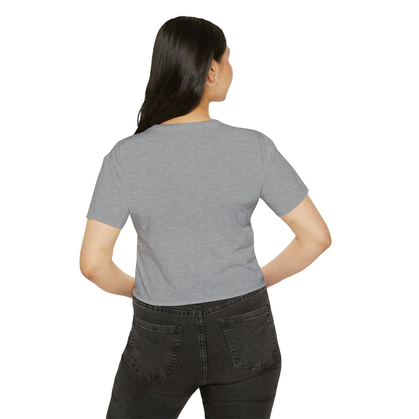 Women's Cropped T-Shit: I'm Trying To Muster Up The I Give A _ Energy