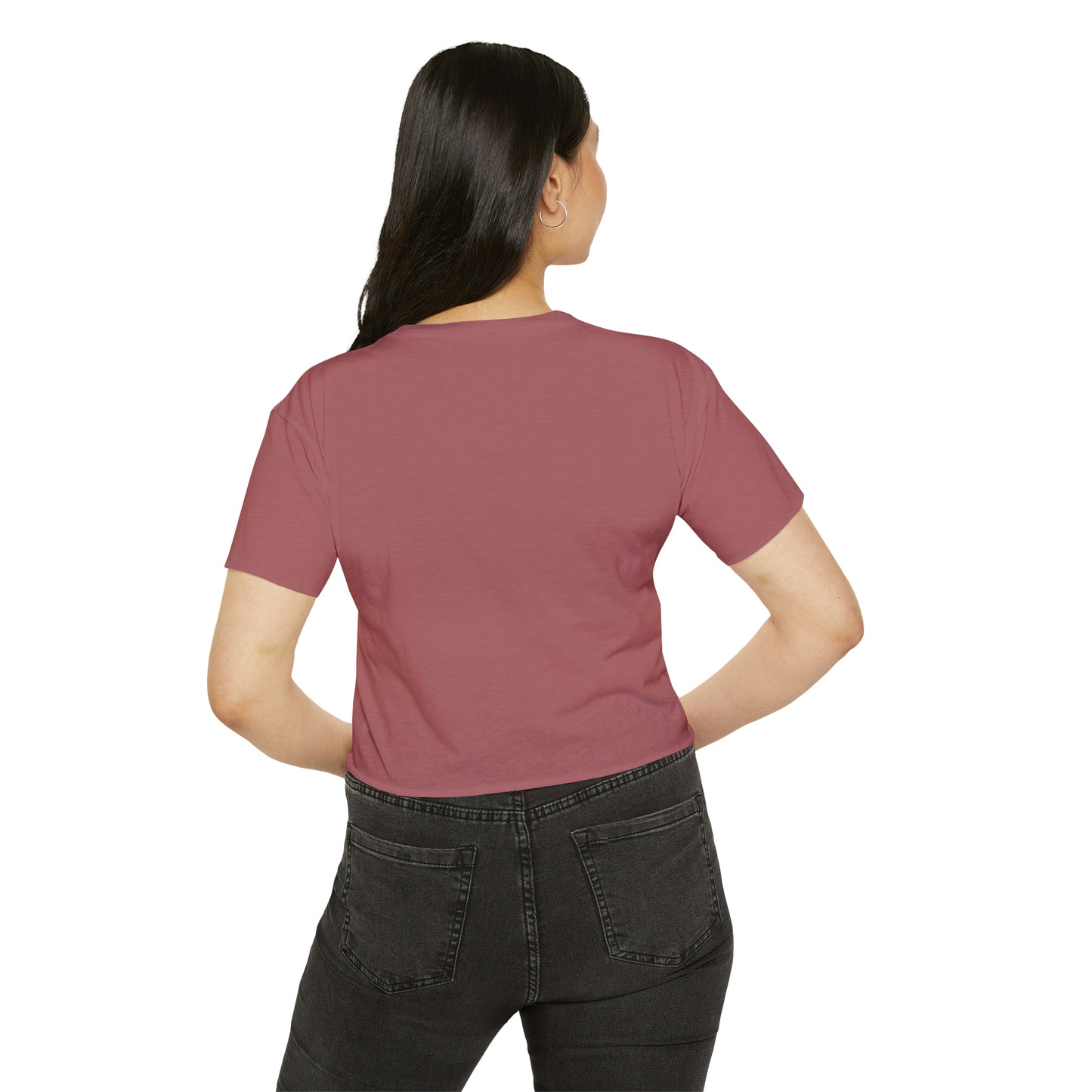 Women's Cropped T-Shit: I'm Trying To Muster Up The I Give A _ Energy