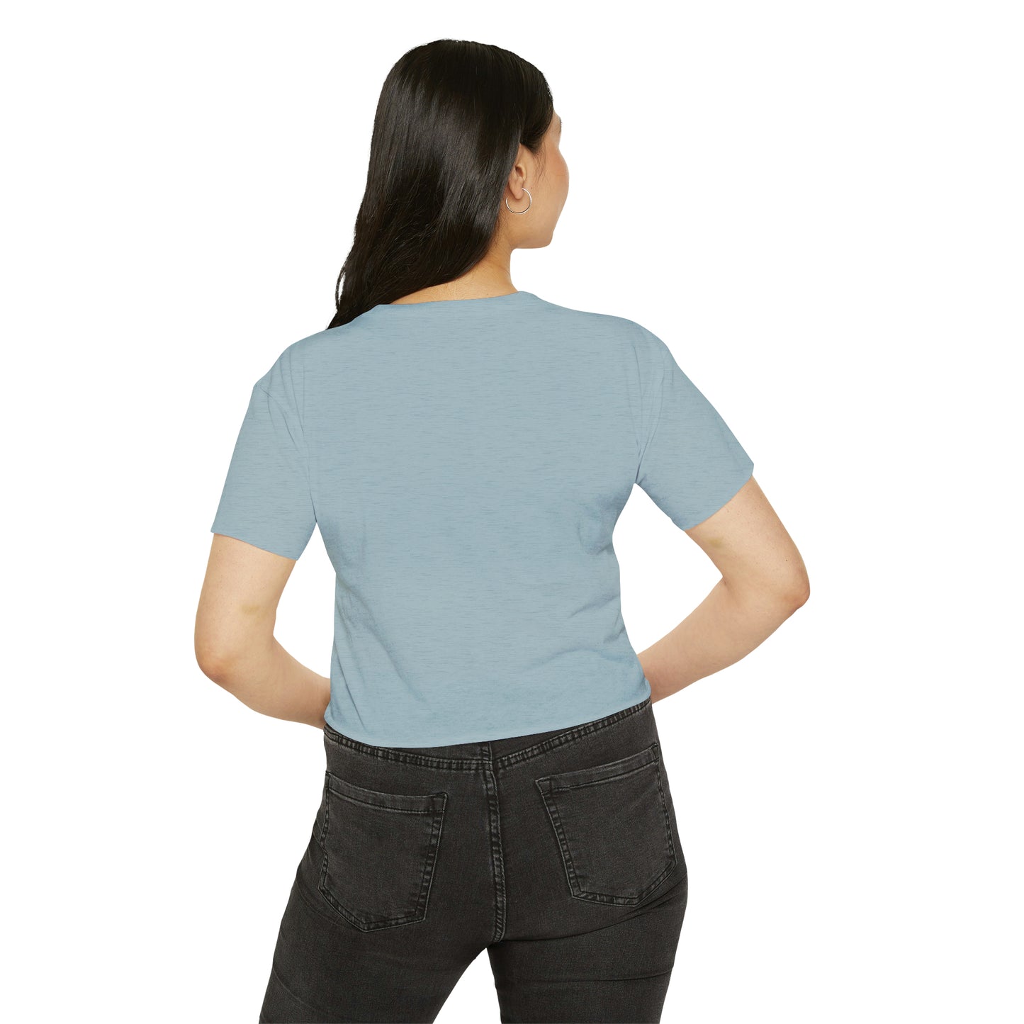 Women's Cropped T-Shit: I'm Trying To Muster Up The I Give A _ Energy