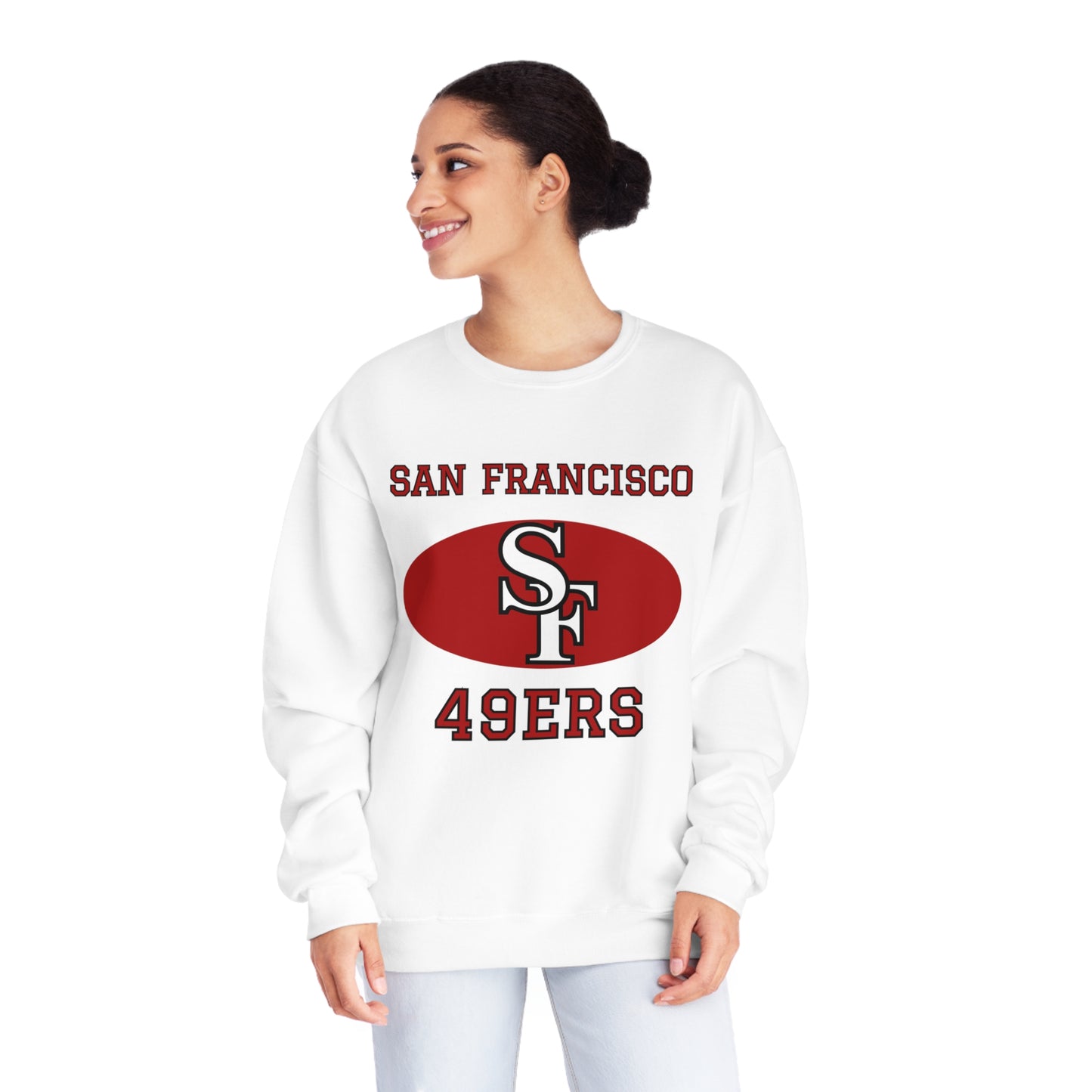 San Francisco 49ers: Talk Purdy to Me Crewneck Sweatshirt