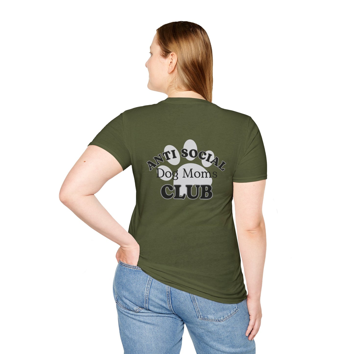 Anti Social Dog Moms Club Tshirt